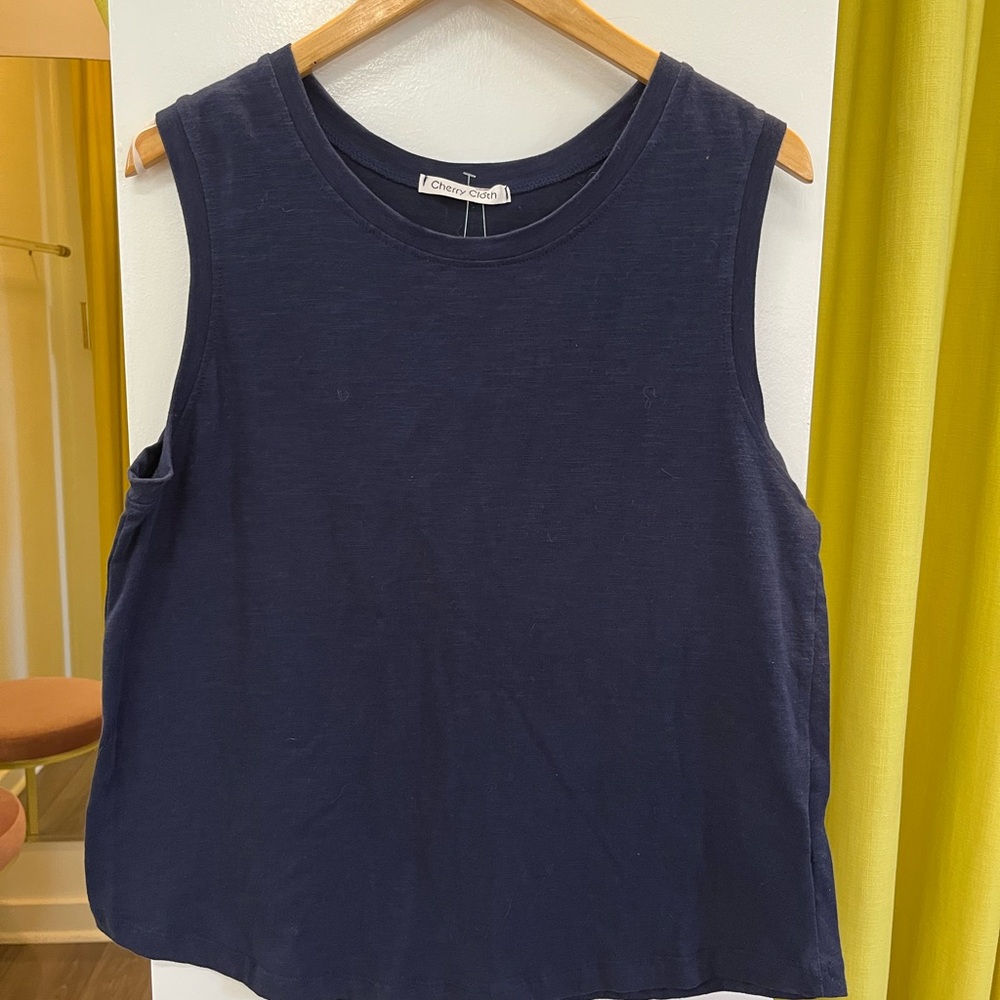 Women's Navy Tank Top